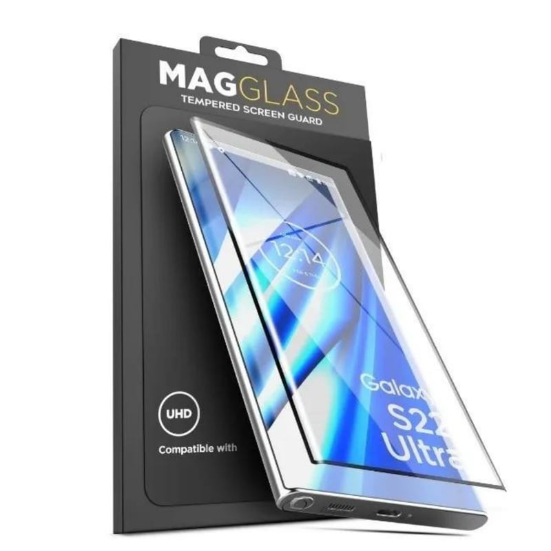 Suppeak Protector de pantalla compatible con Galaxy S22 Ultra/S23 Ultra
