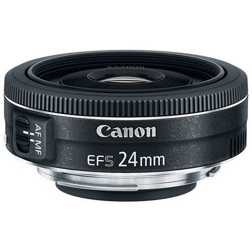 CANON - Canon EF-S 24mm f/2.8 STM Lente - Negro