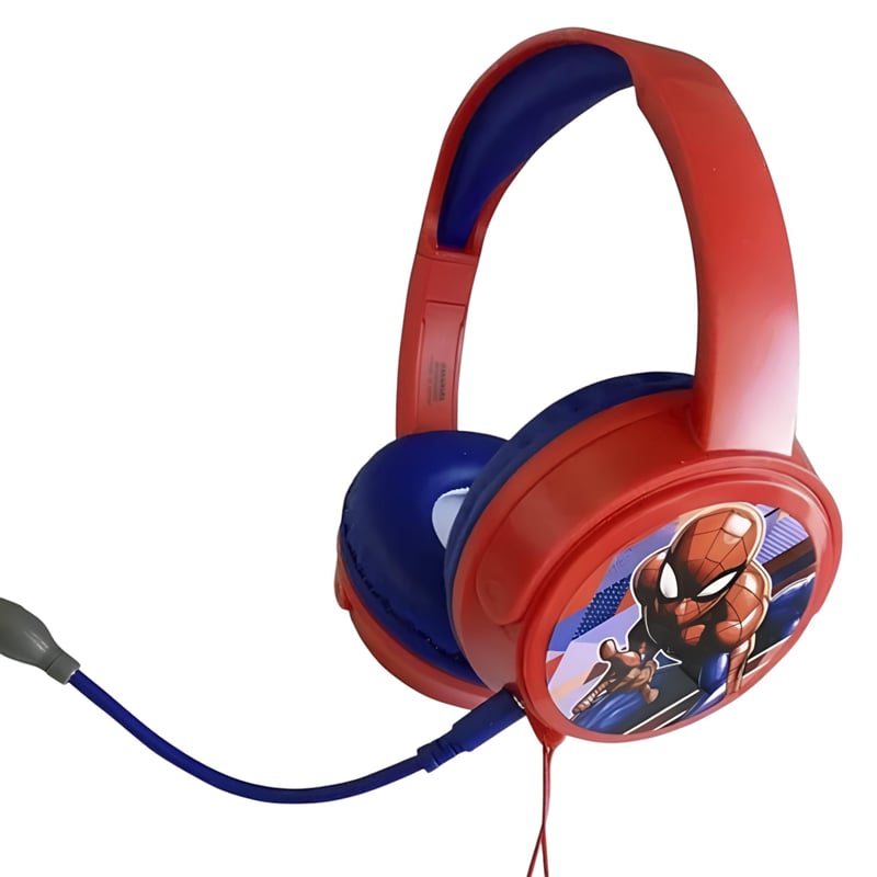 MARVEL - Audífonos Spider-Man Kids 3.5MM Manos Libres LFH13044-NOC - Rojo