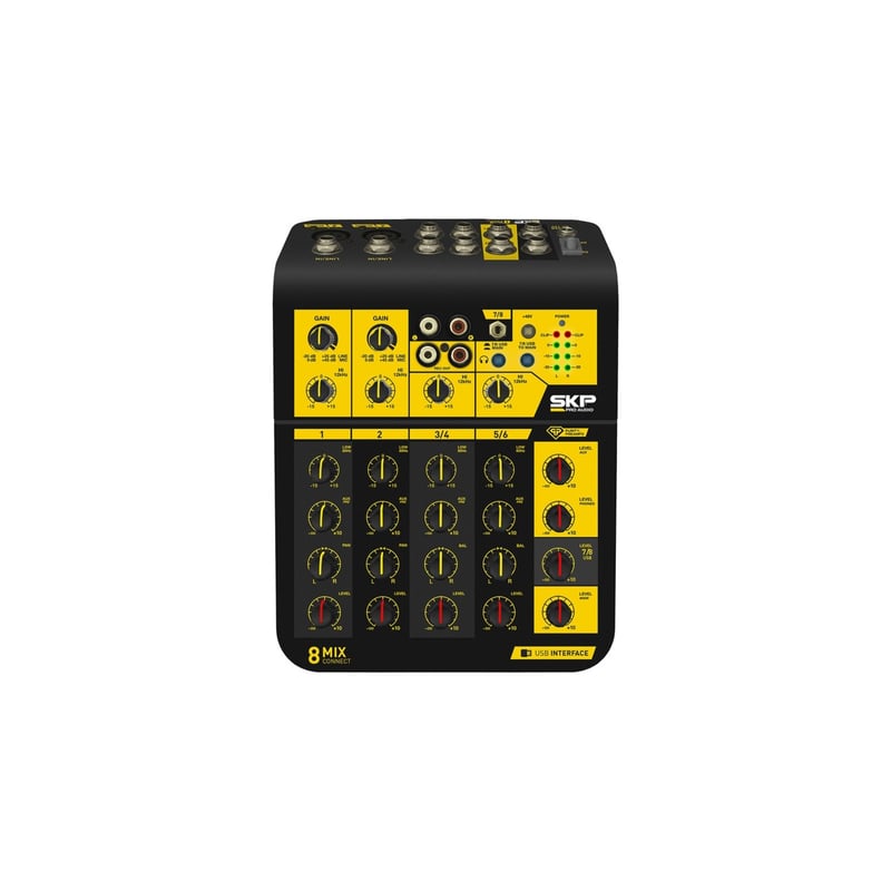 SKP - CONSOLA ANALOGA CON INTERFAZ USB SKP MIXCONNECT 8 SKP