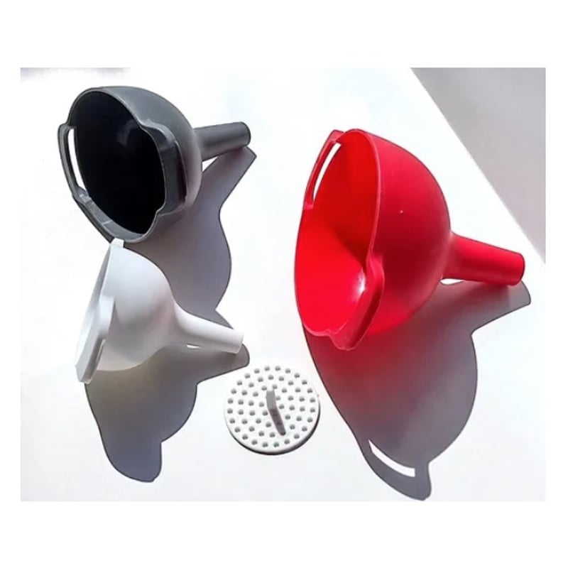 GENERICO Set De 3 Embudos Plásticos (uno Con Filtro) | falabella.com
