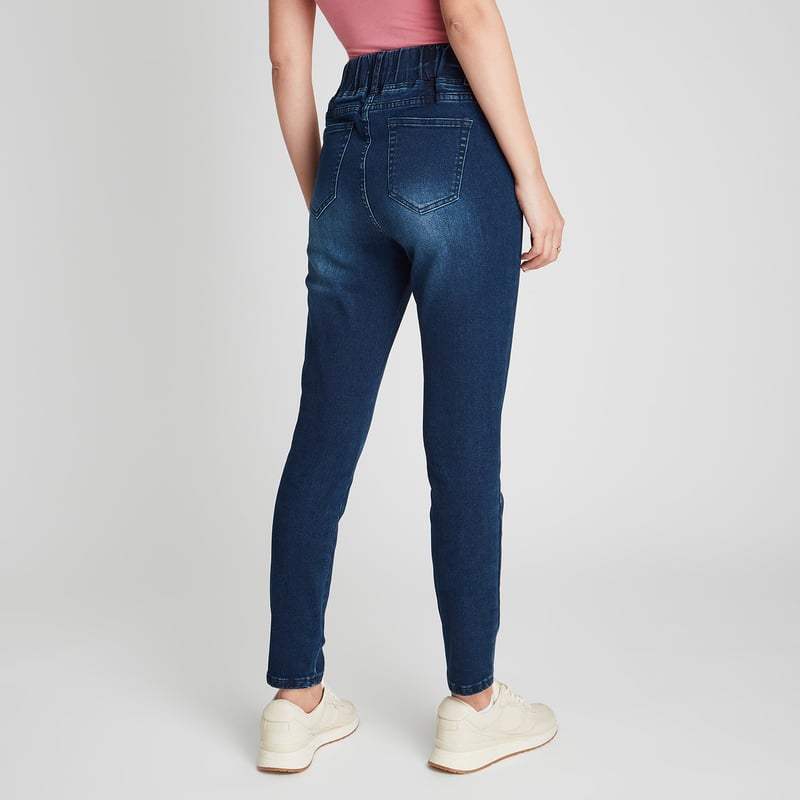 Jeans Calza Con Pretina Alta Mujer Curvi CURVI Linio Chile