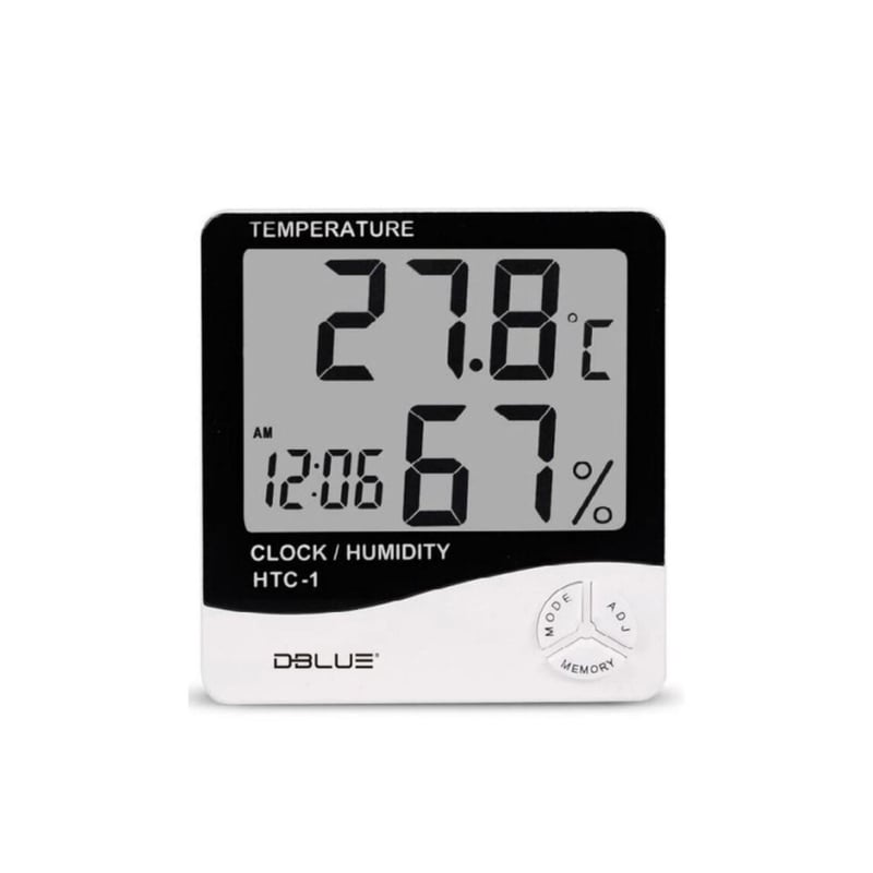 Reloj con termometro y humedad shop