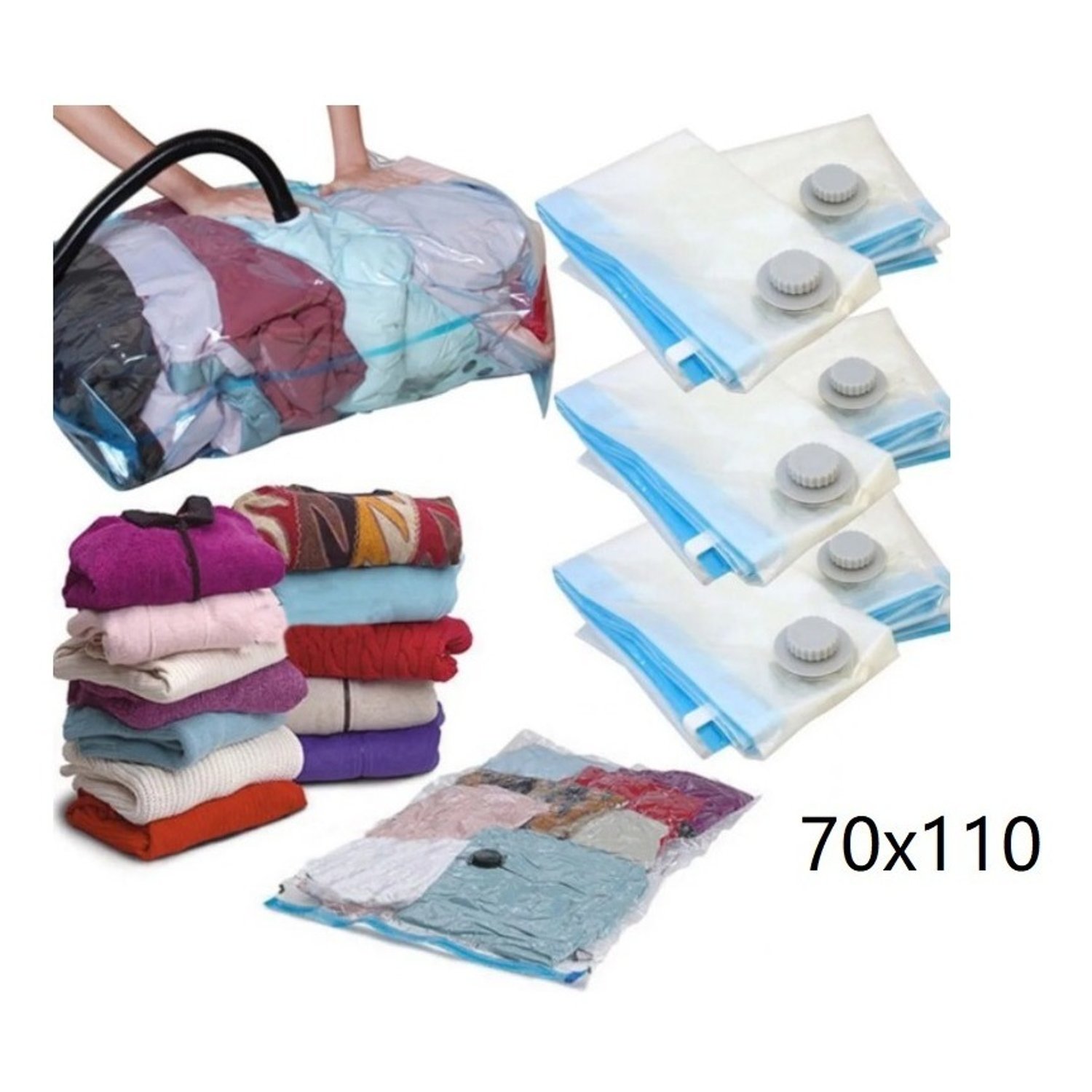 Mochila Viaje Vacio Manameu00ae Bolsas Vacu00edo Ropa Pack De 14