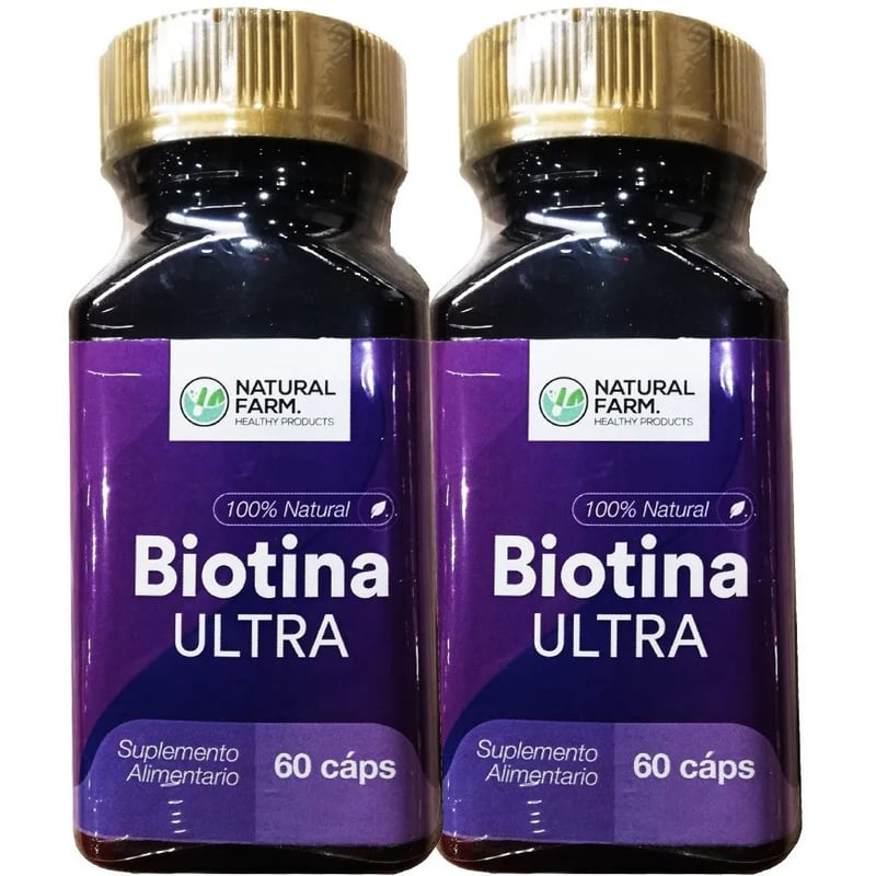 NATURAL FARM - Pack 2 Biotina Ultra Nf 2x60 Capsulas