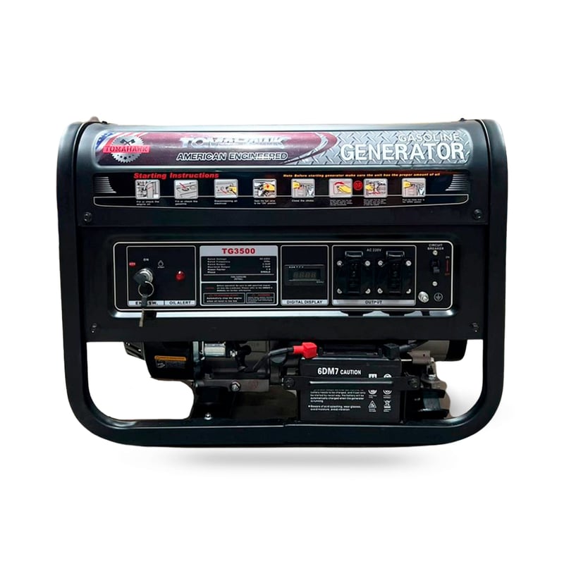 TOMAHAWK POWER Generador 3500W Tomahawk Power TG3500E PARTIDA ELECTRICA ...