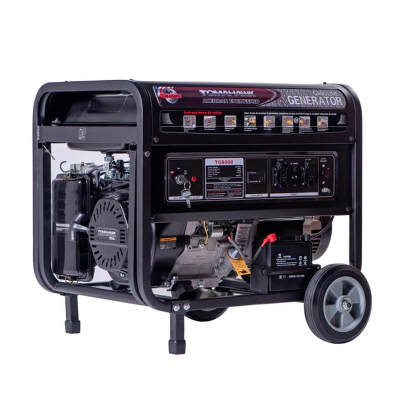 TOMAHAWK POWER Generador 8Kva Tomahawk Power TG8000E PARTIDA ELÉCTRICA ...
