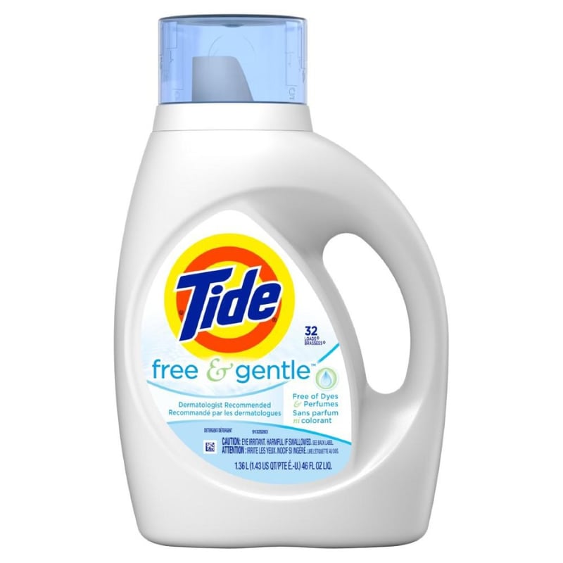 TIDE Tide Detergente De Ropa Concentrado Free And Gentle 1.36lts ...