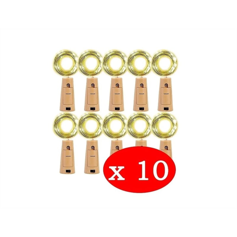 Microled Alambre Blanco Cálido 10mts Con Enchufe USB