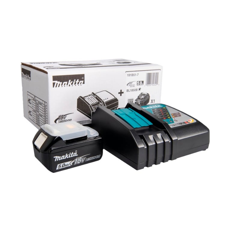 Precios Set Cargador Makita DC18RC Bateria ion de litio BL1850B 18v Coolebra