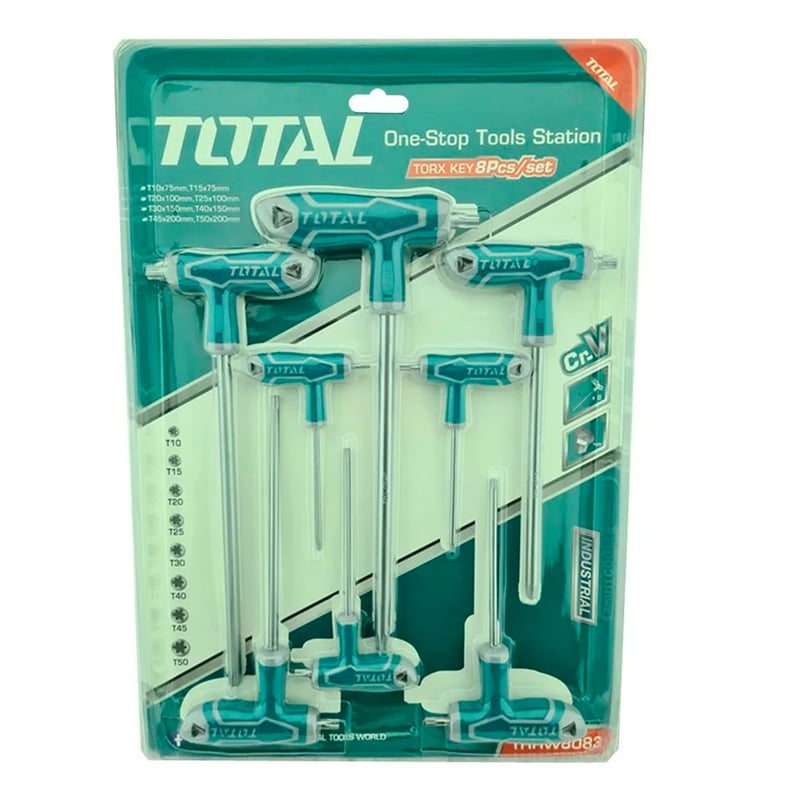 Juego De 4 Llaves Doble E-Torx (E6 A E24) De US PRO Tools - Para Tensores Y Tuercas Especiales
