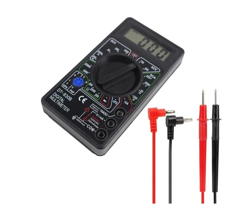 GENERICO Multitester Digital Multimetro Portatil Tester Dt-830b ...