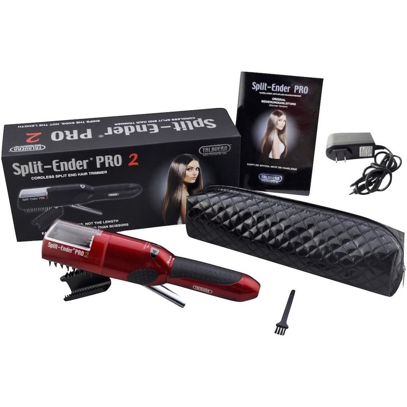 SPLIT ENDER PRO Cortador de puntas para el pelo rojo Split Ender Pro2 falabella