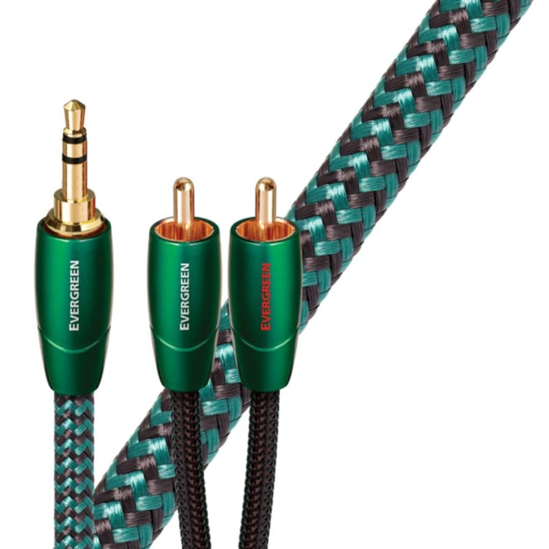 AUDIOQUEST - Cable 3.5-RCA EverGreen AudioQuest 1,5 m