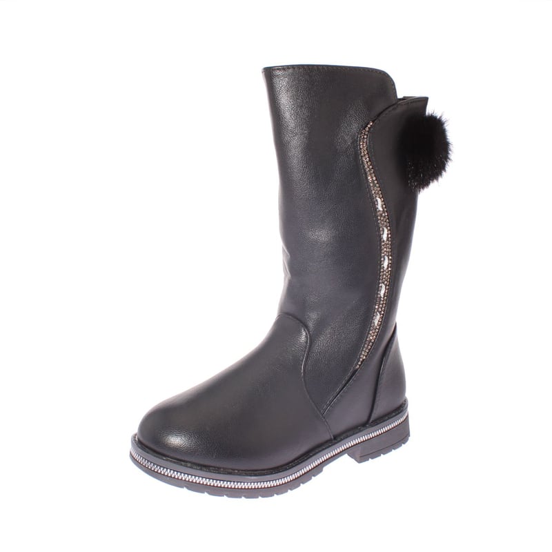 VIA FRANCA - Bota Casual Para Niña Color Negro