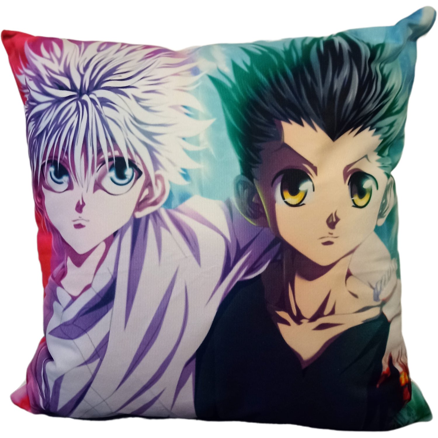 Gon y Killua en Cojin Almohada Felpa 45x45 cm Hunter x Hunter Sodimac Chile