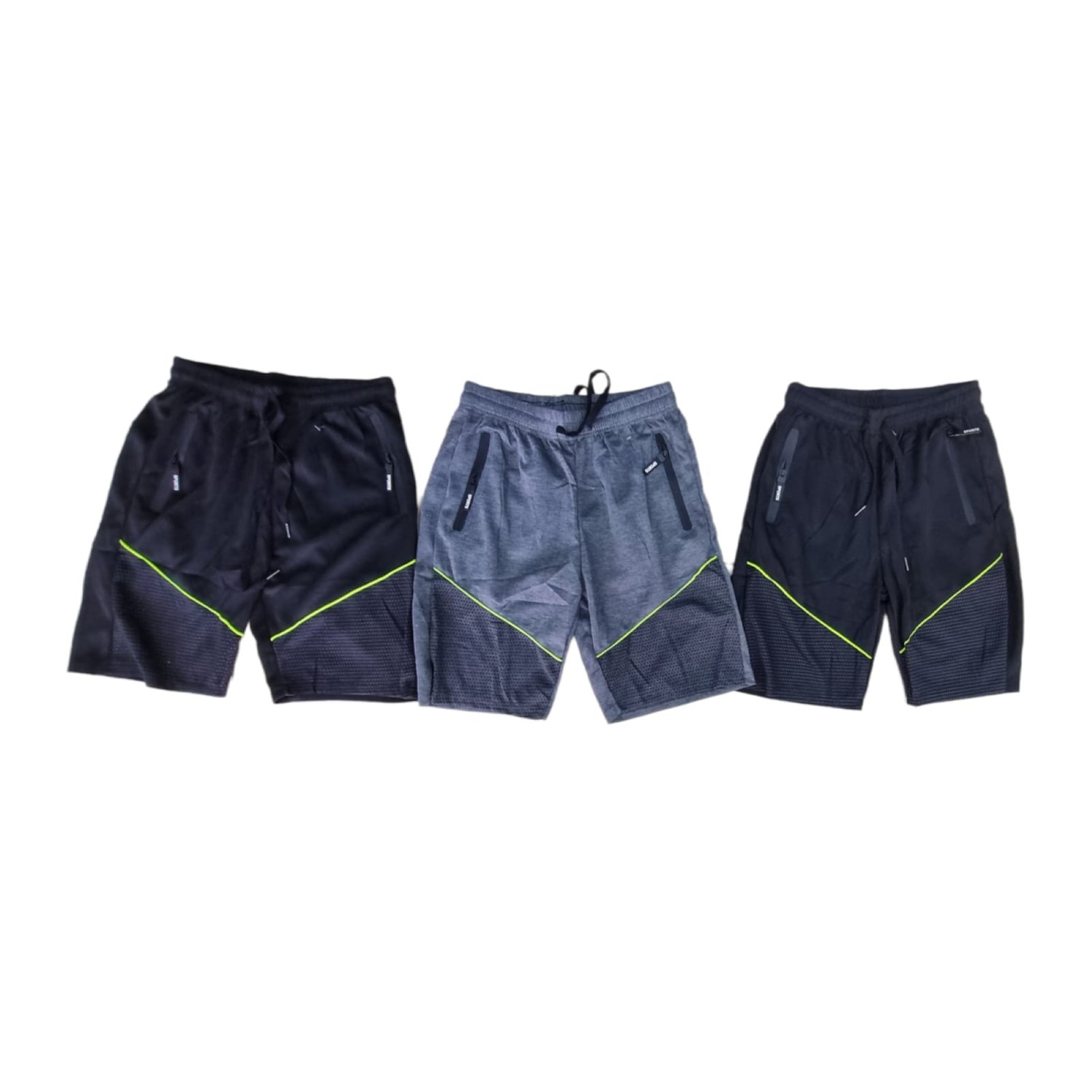 GENERICO Pack 3 Shorts Hombre Algodon. Fluor Deportivo. falabella