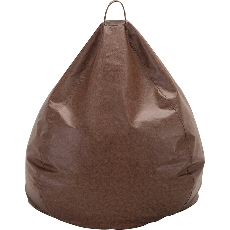 Pouf A Pera Homguava In Memory Foam, 91 Cm, Fodera In Velluto Blu Con Tasca E Manico, Per Adulti - 2