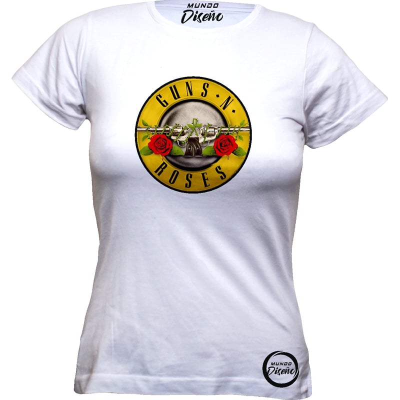 MDC Polera De Mujer Manga Corta Guns N Roses Clasico falabella