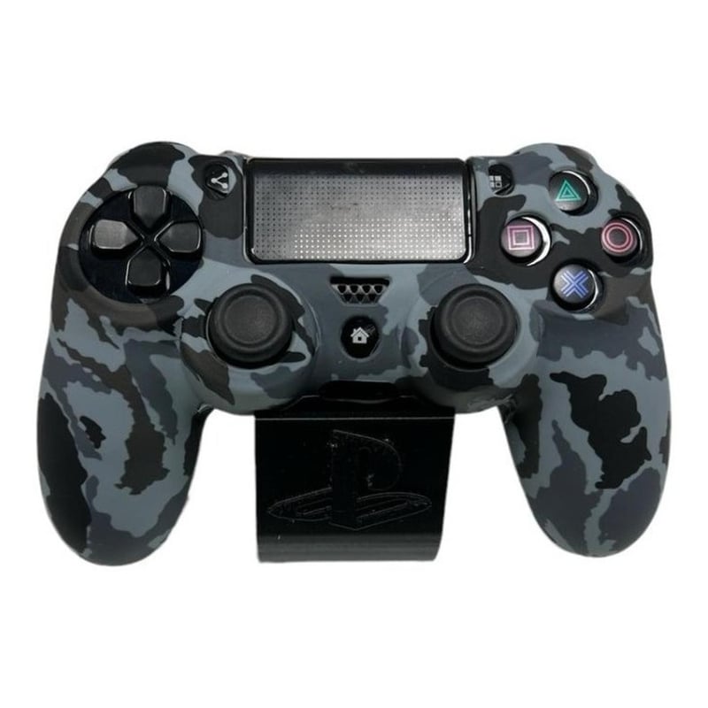GENERICO - FUNDA JOYSTICK PS4 MULTICOLOR MILITAR NEGRO AZUL