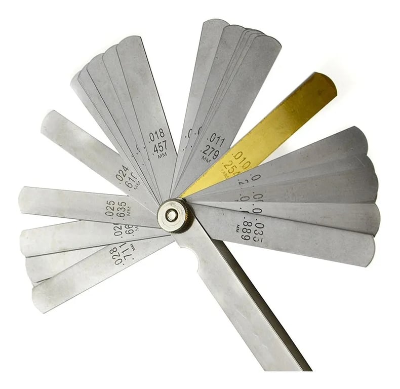 Galgas De Medicion Para Roscas Metrico Juego 20 Láminas