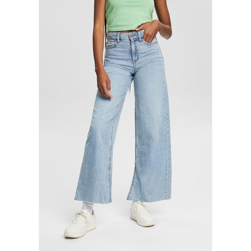 Jeans Esprit Femme Taille Haute Coupe Ample – Confort Et Style Éco-Responsable