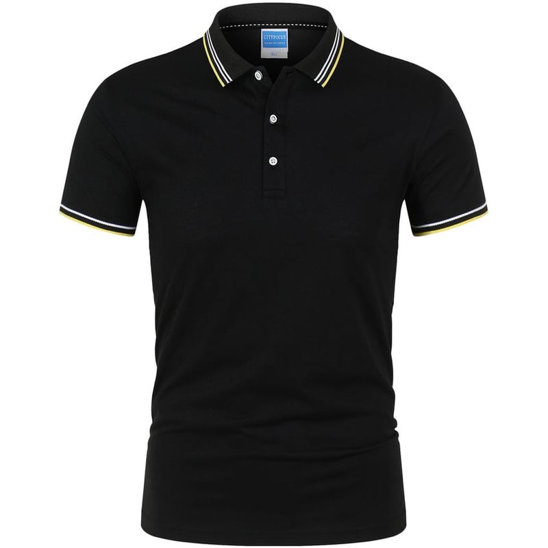 Polera cuello polo hombre shop