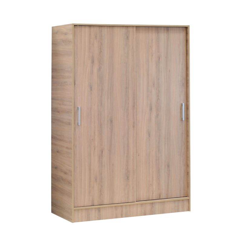 Ropero 2 Puertas Corredera Roble Santana Mobikit | Sodimac - Falabella
