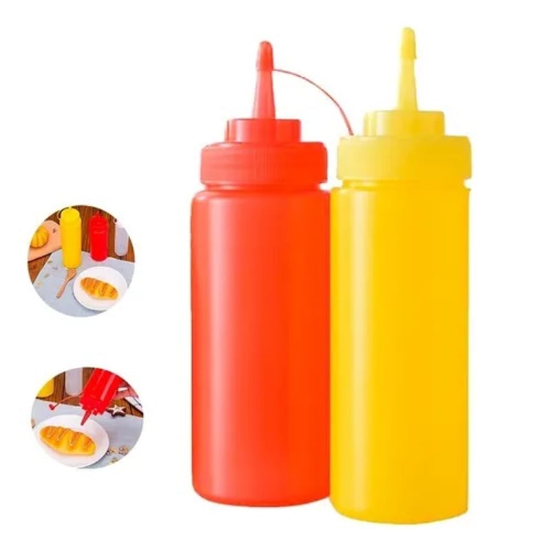 Set De 2 Pote De Salsas Dispensador Dispensadores Para Salsa | Sodimac