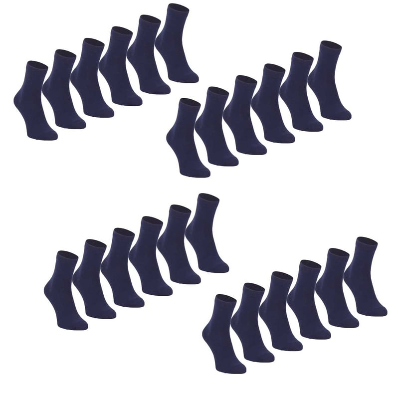 EVERSO - Pack 12 Calcetines Algodón Unisex Niño