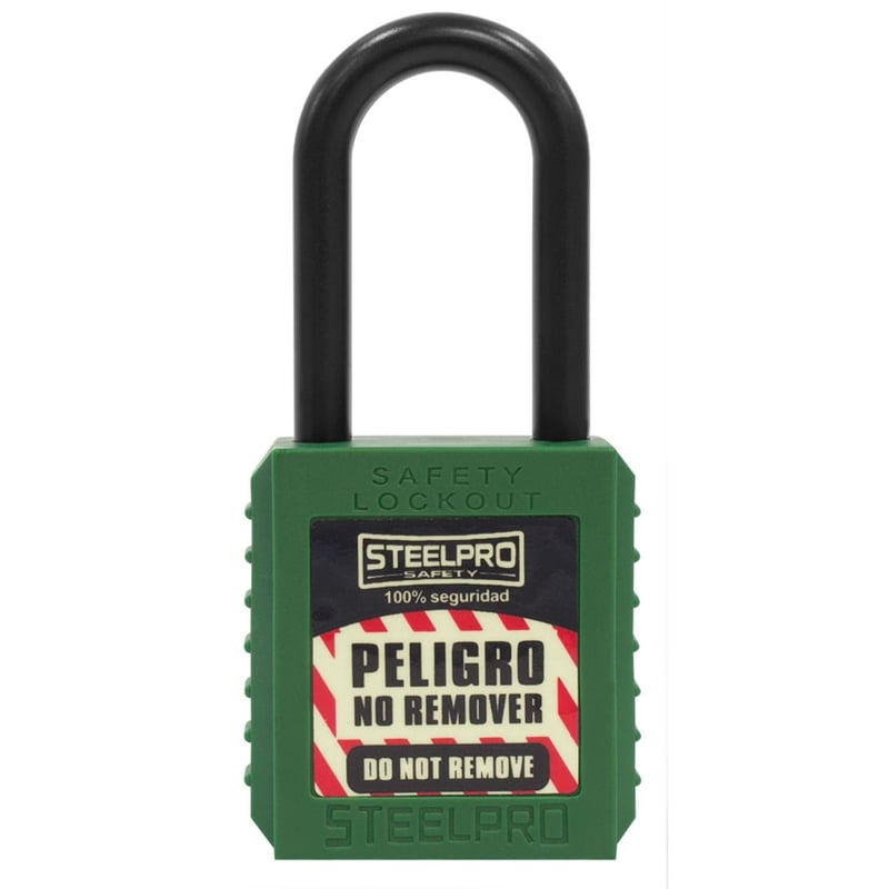 STEELPRO - Candado Steelpro Dielectrico Verde
