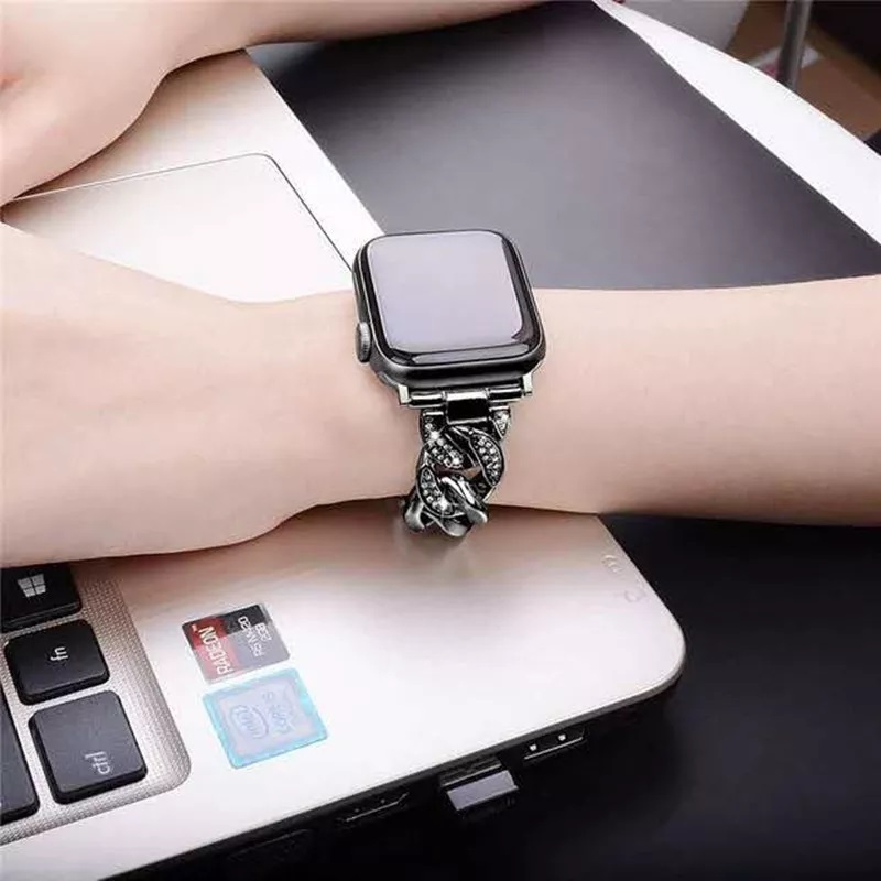 GENERICO Pulsera metalica mujer acero inoxidable para Apple Watch Todas Series falabella