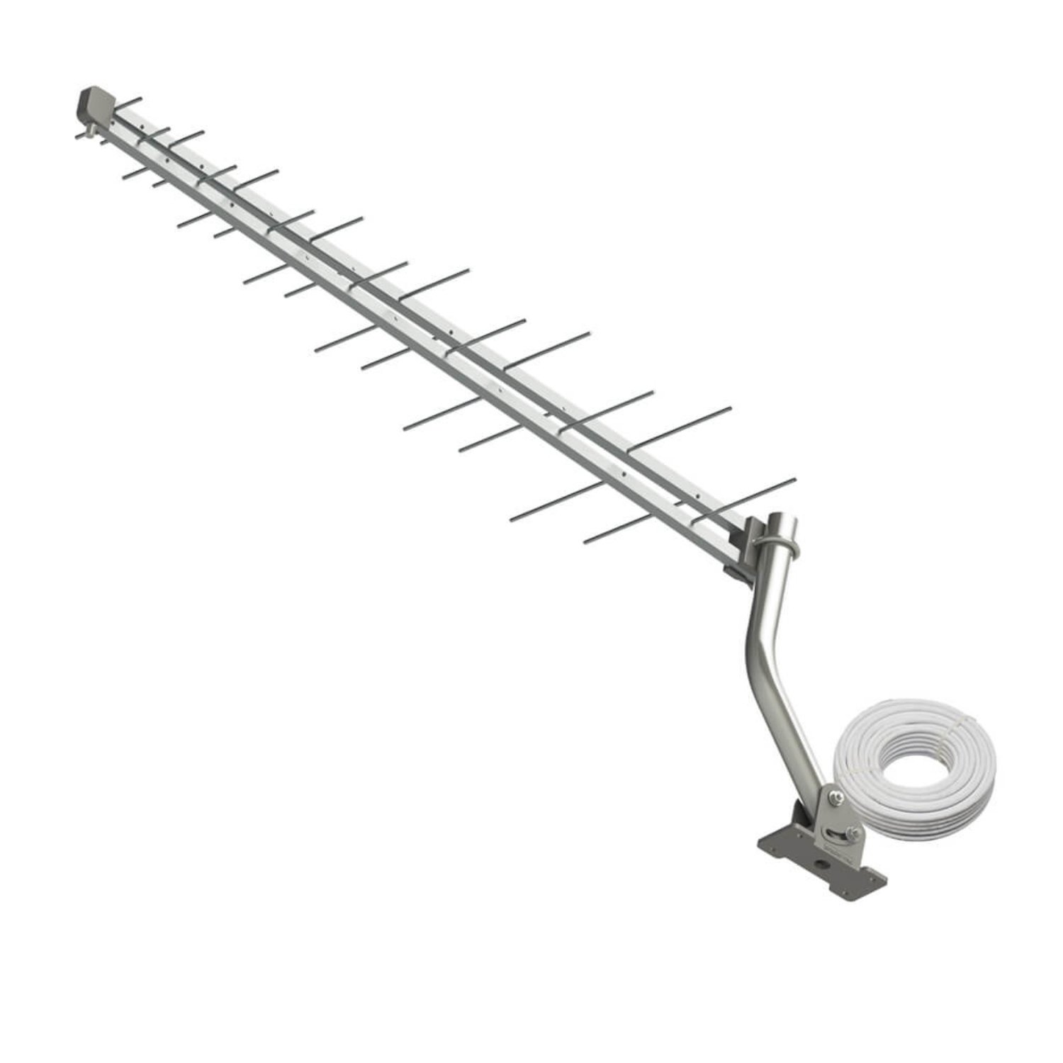 Antena HD Externa -14dbi + Mastil + 16 mts
