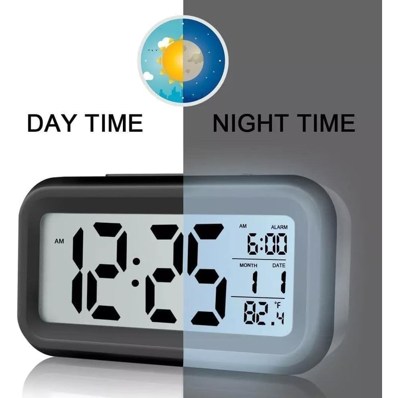 Reloj despertador con temperatura shop