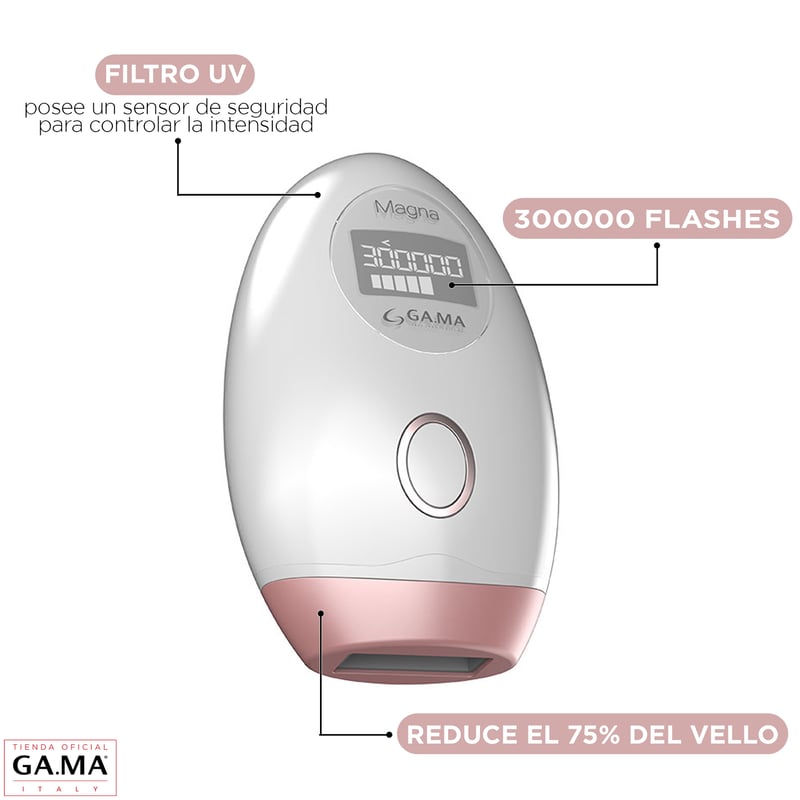 Depiladora ipl gama allevia 300.000 pulsaciones hotsell