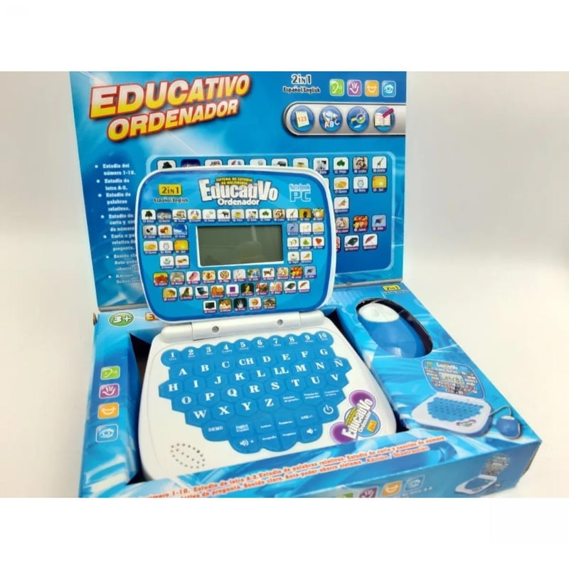 Computador Juguete Educativo Ingles Espanol Nino
