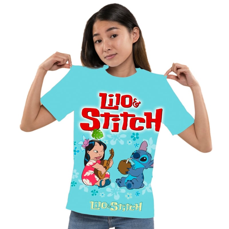 Polera lilo y stitch hotsell