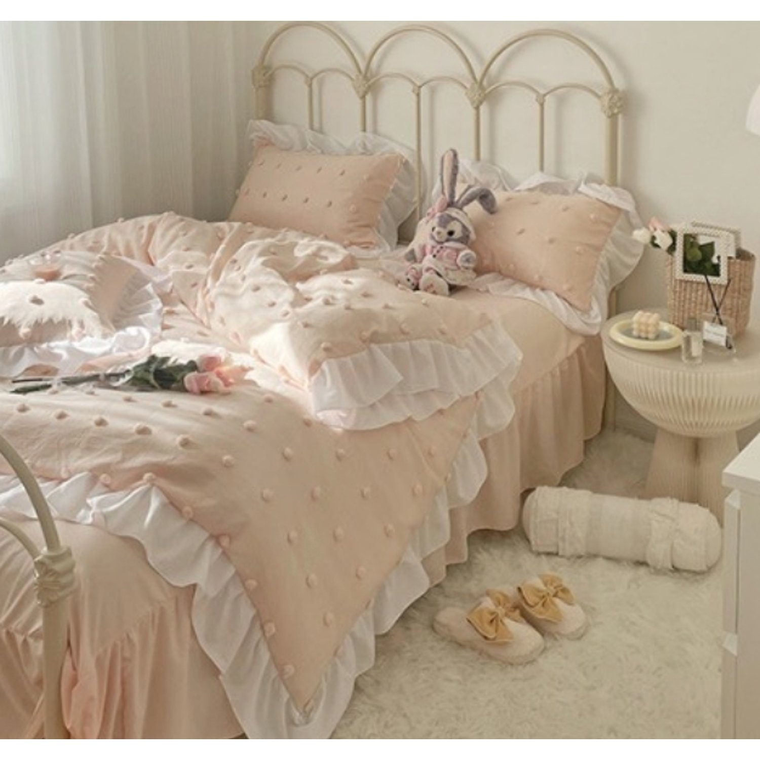 HOMER DESIGN Set Ropa De Cama Sabanas funda De Plumon 1.5 Plazas amd14 falabella