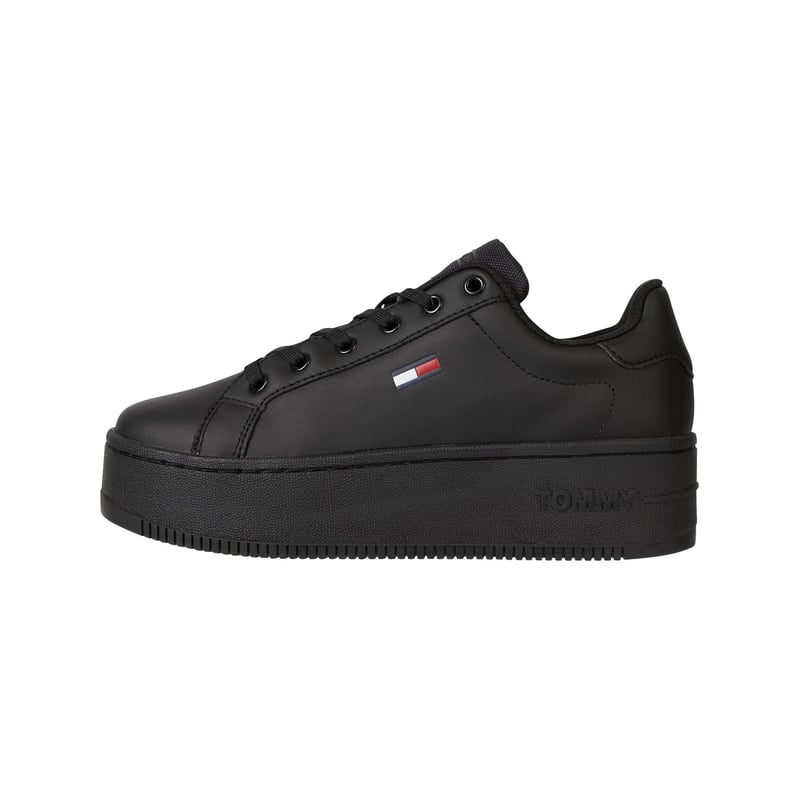 Zapatillas Essential Con Plataforma Negro Tommy Hilfiger