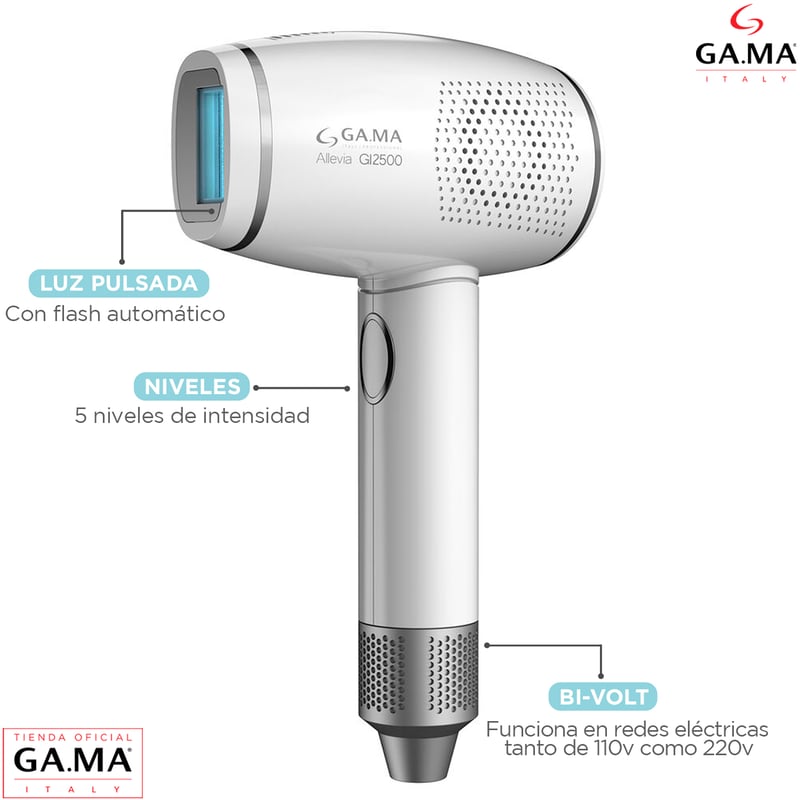 Depiladora gama allevia gl2500 hotsell