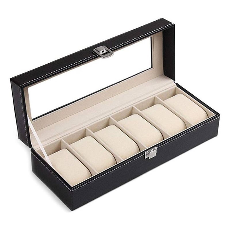 GENERICO Caja Organizador Relojes Set Relojeria Estuche Para 6 Reloj falabella
