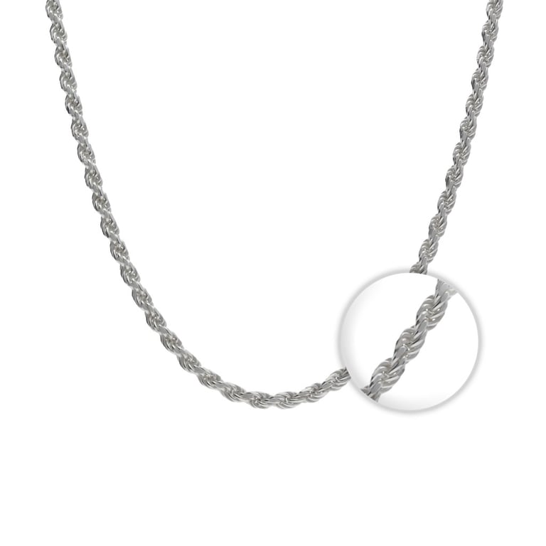 GENERICO Cadena Tourbillon de Plata Italiana para dama falabella