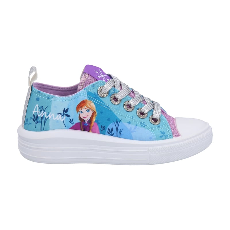 FROZEN - Zapatilla Lona Baja Infantil FROZEN Celeste