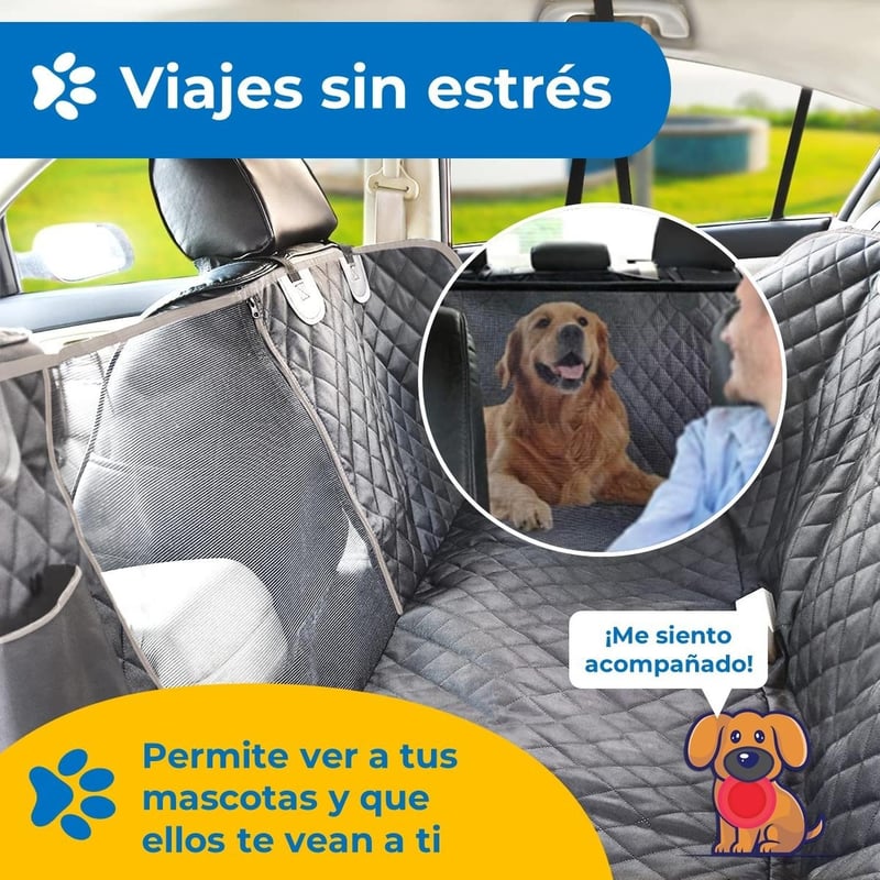 "Protector Funda Cubre Asiento Auto Perros Mascotas Petpal"