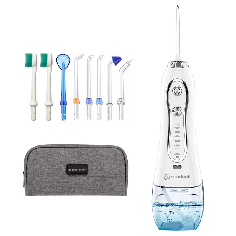 SUNDENT - Irrigador Dental Recargable Sundent Limpieza Bucal  Acc