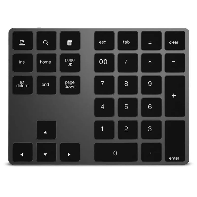 Teclado Numerico Bluetooth Inalambrico 34 Teclas Windows Mac
