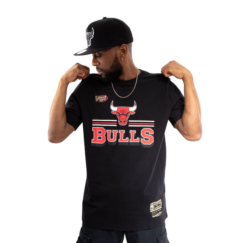 Polera bulls negra shop