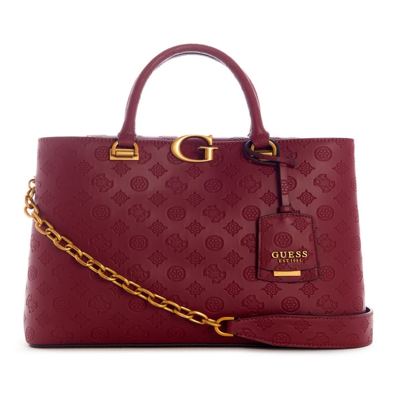 Cartera Grande GUESS G Wave - Con Cremallera, Correa De Muñeca, Múltiples Compartimentos