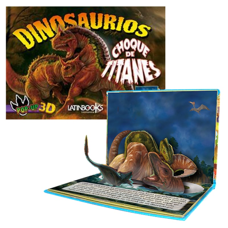 LATINBOOKS Dinosaurios Pop Up - Choque de titanes LATINBOOKS ...