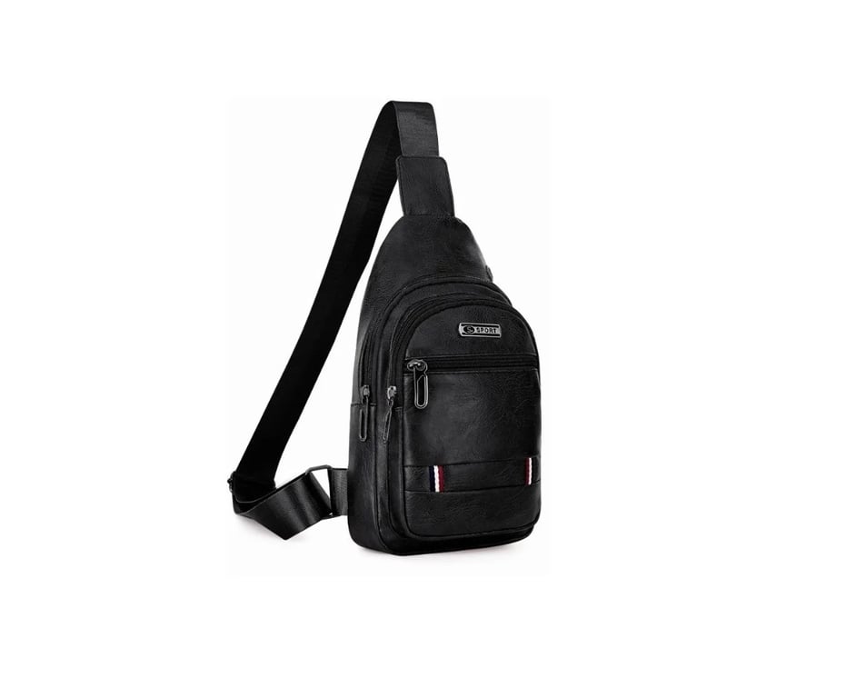 GENERICO Pechera Mariconera Impermeable Mochila Moda Tipo Piel falabella